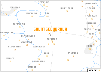 map of Solntse-Dubrava