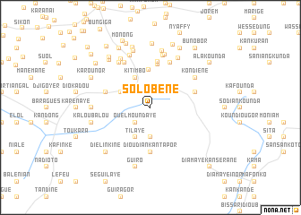 map of Solobène