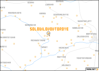 map of Solodilovo Vtoroye