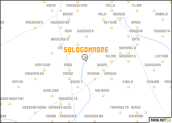 map of Sologomnoré