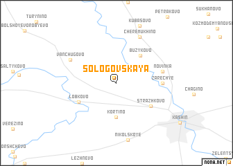 map of Sologovskaya