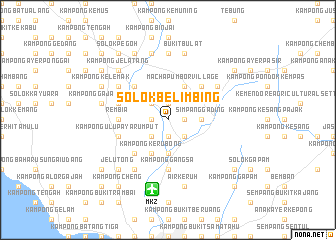 map of Solok Belimbing