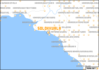 map of Solok Kuala