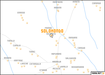 map of Solomondo