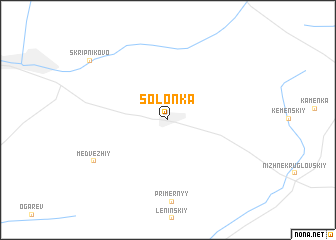 map of Solonka