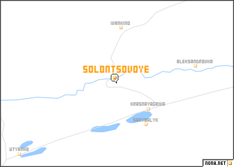 map of Solontsovoye