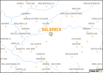 map of Solopaca