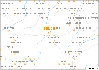 map of Sólos