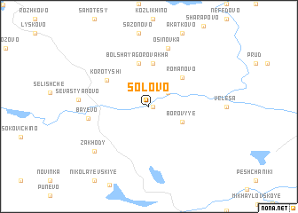 map of Solovo