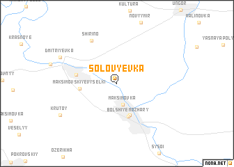 map of Solov\