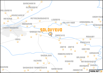 map of Solovʼyëvo