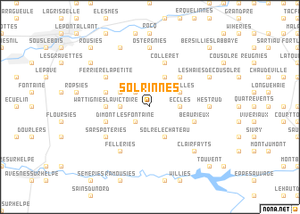 map of Solrinnes