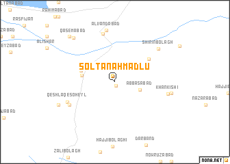 map of Solţān Aḩmadlū