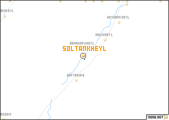map of Solţān Kheyl