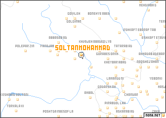 map of Solţān Moḩammad