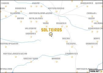 map of Solteiros