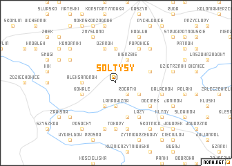 map of Sołtysy