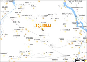 map of Sŏlwŏl-li