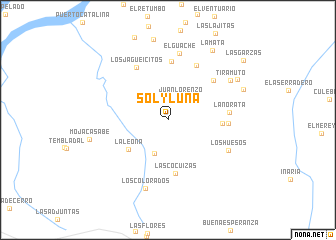 map of Sol y Luna