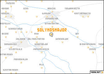 map of Solymosmajor