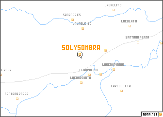 map of Sol y Sombra