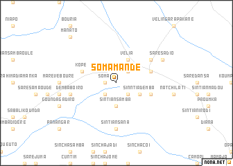 map of Soma Mandé