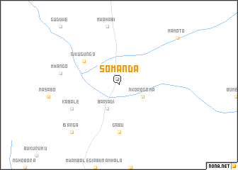 map of Somanda