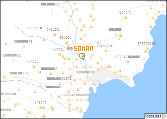 map of Sŏman