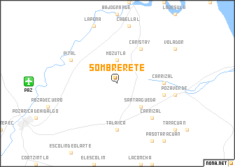 map of Sombrerete