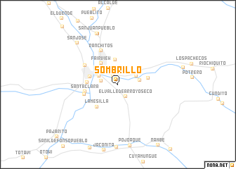 map of Sombrillo