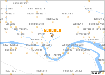 map of Somdůlő