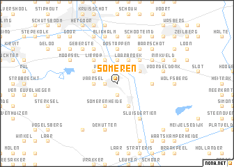 map of Someren