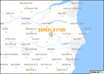 map of Somerleyton