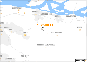 map of Somersville