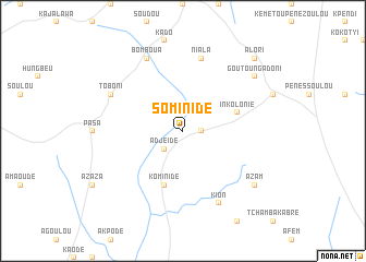 map of Sominidè