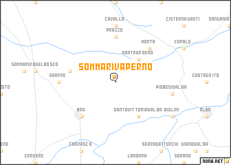 map of Sommariva Perno