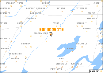 map of Sommarsäte