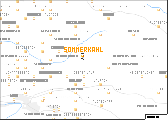 map of Sommerkahl