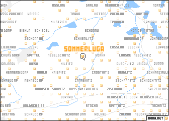 map of Sommerluga