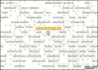 map of Sommersberg