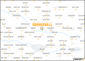 map of Sommersell