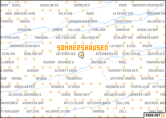 map of Sommershausen