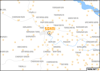 map of Sŏm-ni