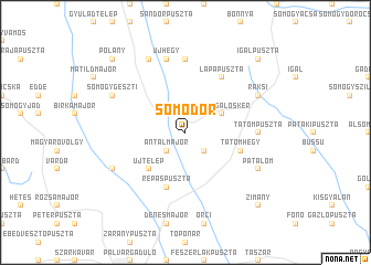 map of Somodor