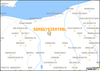 map of Somogyszentpál