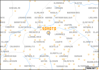 map of Somoto