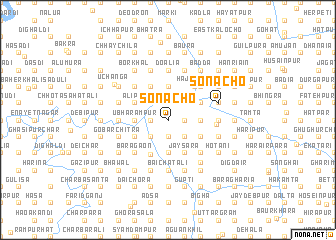 map of Sonacho