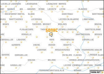 map of Sonac