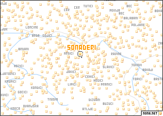 map of Sonaderi