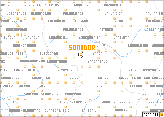 map of Sonador